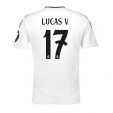 Real Madrid Lucas Vazquez #17 Hjemmedrakt 2024-25 Kortermet